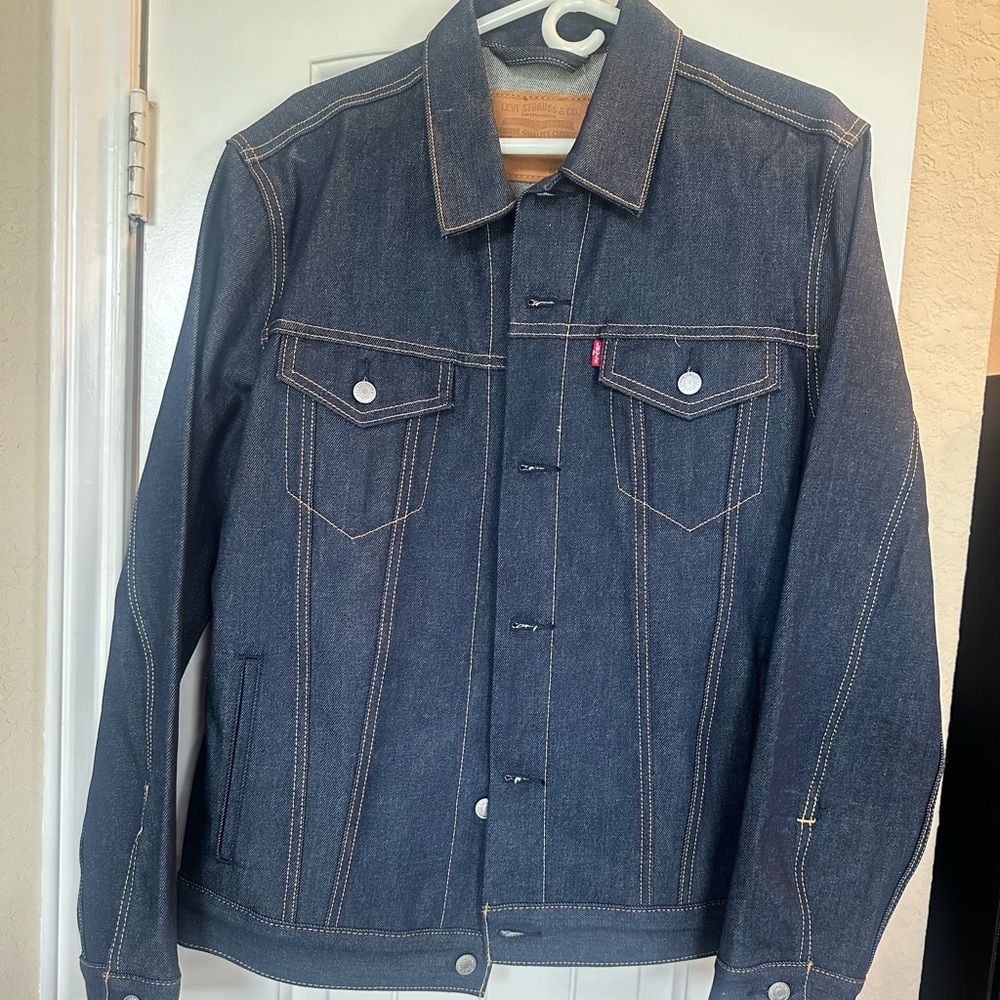 Levi's TRUCKER JACKET - Denim blue jacket, size L